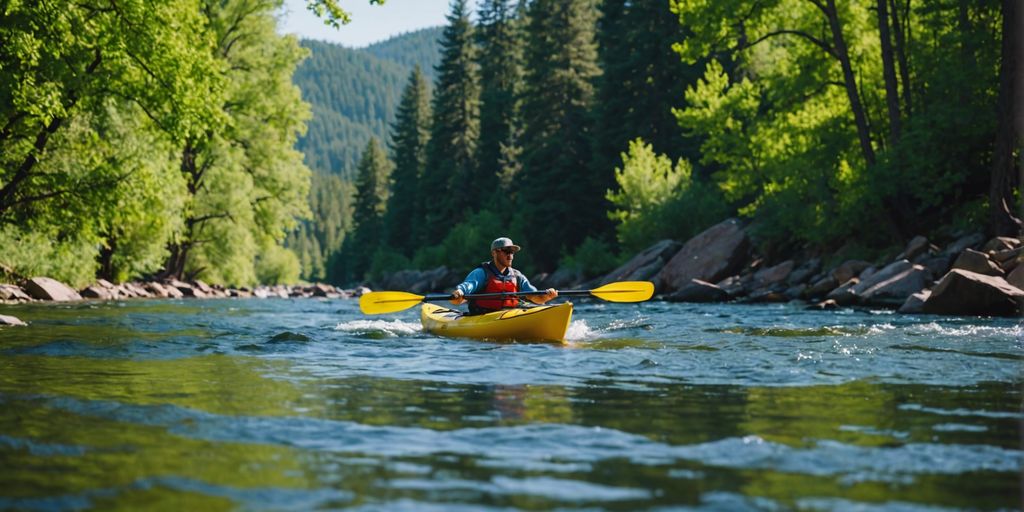 Kayaking Boulder Creek, Boulder CO - Alpine Base & Edge