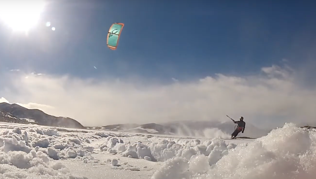 Colorado Snow Kiting: Adrenaline from Lake Dillon to Vail Pass