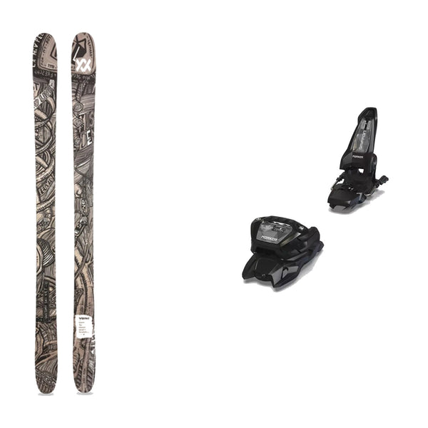 Volkl REVOLT 96 FLAT + Marker Griffon 13 Bindings — ski and binding package