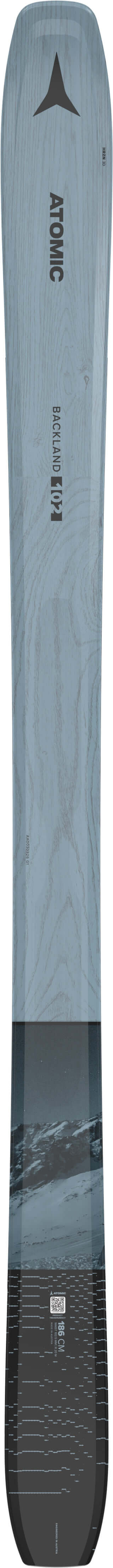 N BACKLAND 102 Blue/Black alternate angle - SkiBoulder