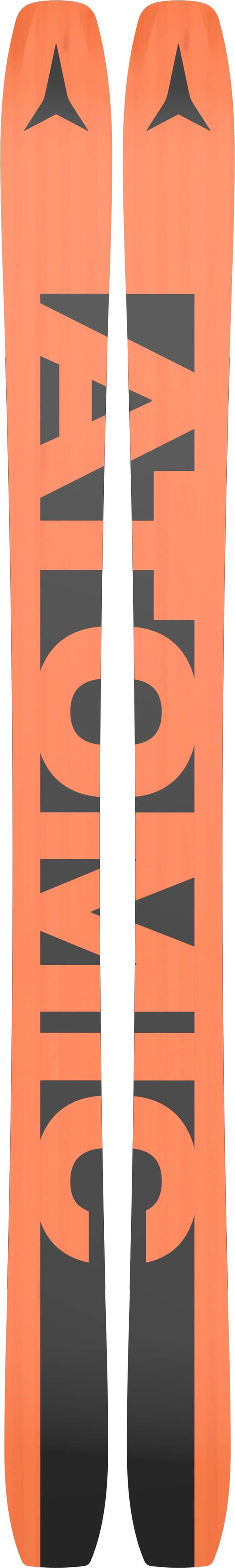 N BACKLAND 102 Blue/Black in use - SkiBoulder