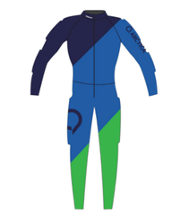 Blue Green Youth Pinnacle GS Race Suit